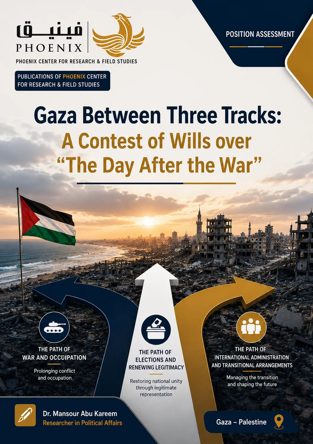 Gaza Between Three Tracks: The Battle of Wills Over "The Day After the War"