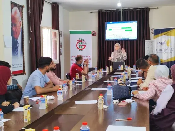 A Discussion Session Reviewing a Fact Sheet Prepared by Researcher Narmeen Saleh